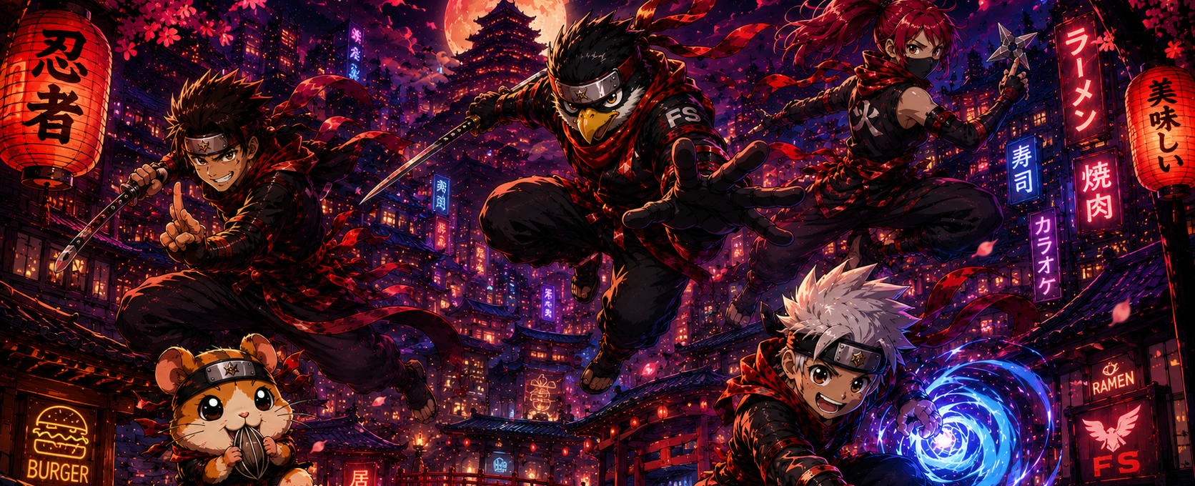 Personajes Falcon Shinobi